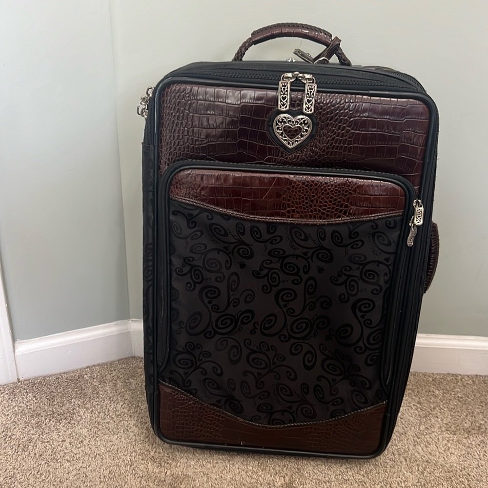Brighton Black & Brown Croc Leather 22